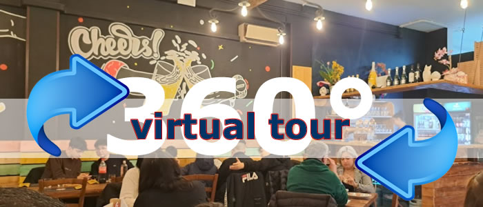 Click per visualizzare il Virtual Tour di Crazy Pizzeria & Hamburgeria